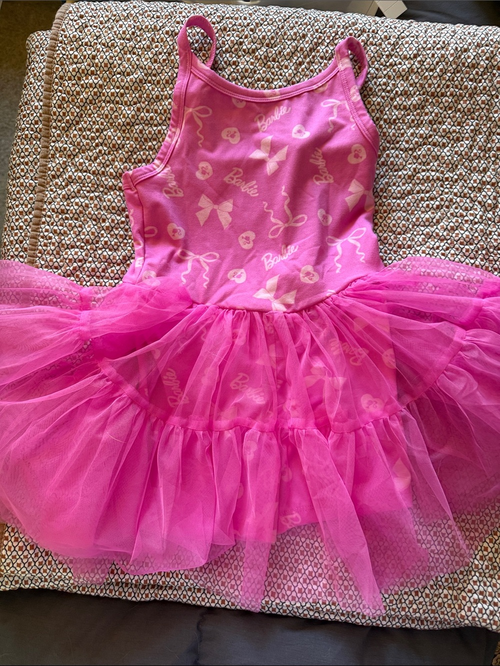 Barbie Hot Pink Tulle Tutu Dress with skorts
